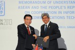 MOU signing between ASEAN and dialogue partner People’s Republic of China.